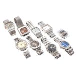 9 Seiko wristwatches incl. Bell-Matic