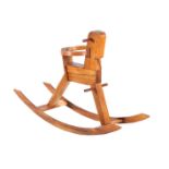 Wooden rocking horse