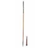 Fruitwood and metal spear