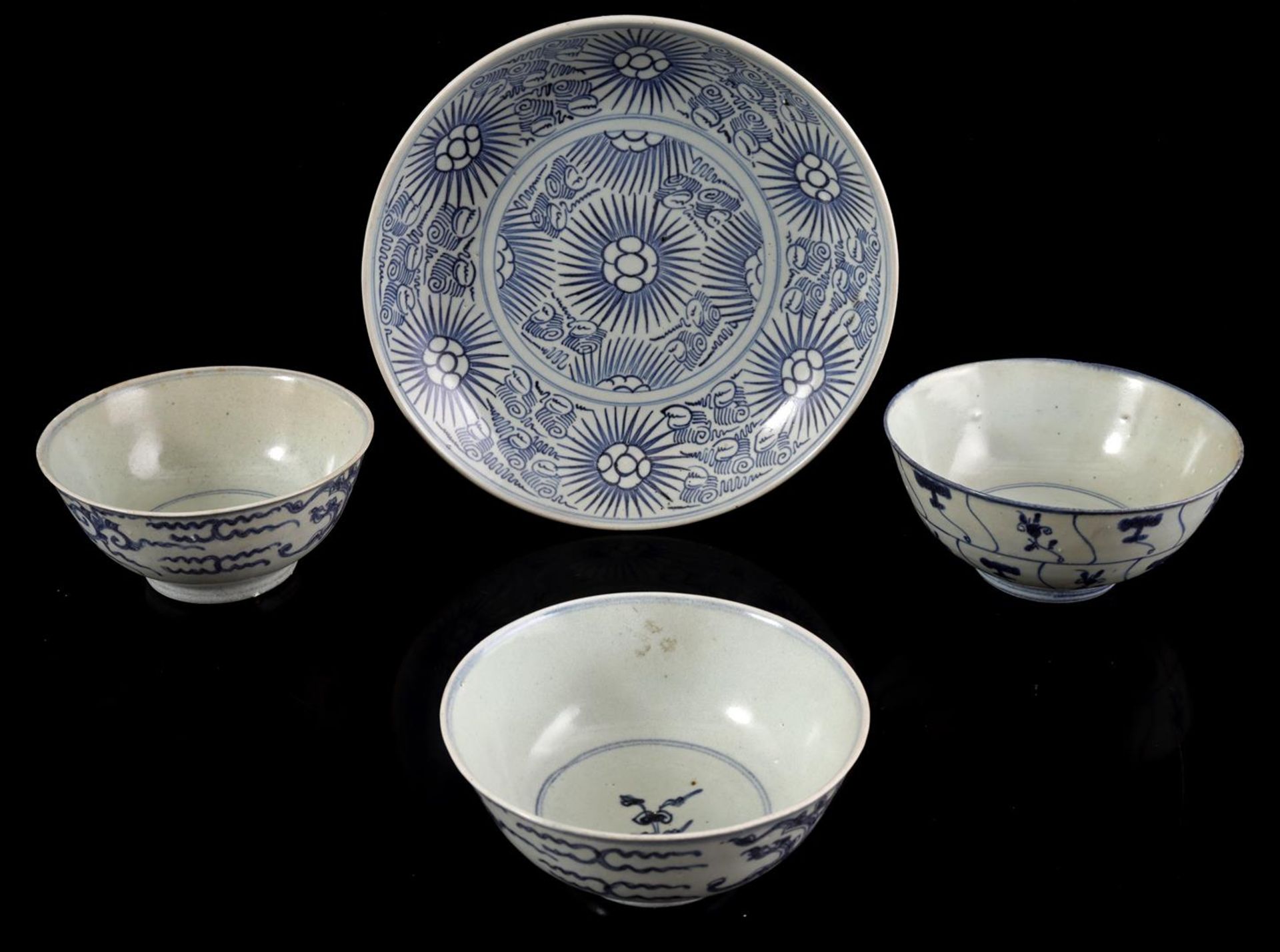 4x Chinese porcelain Diana Cargo