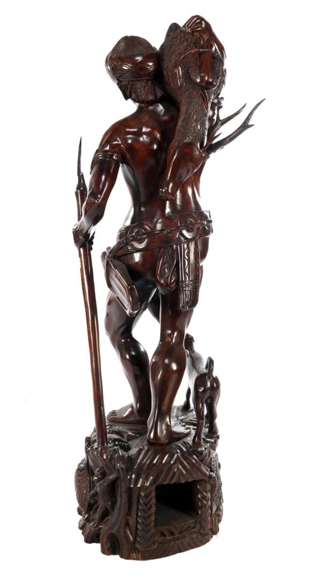 Wooden statue of hunter - Bild 8 aus 8