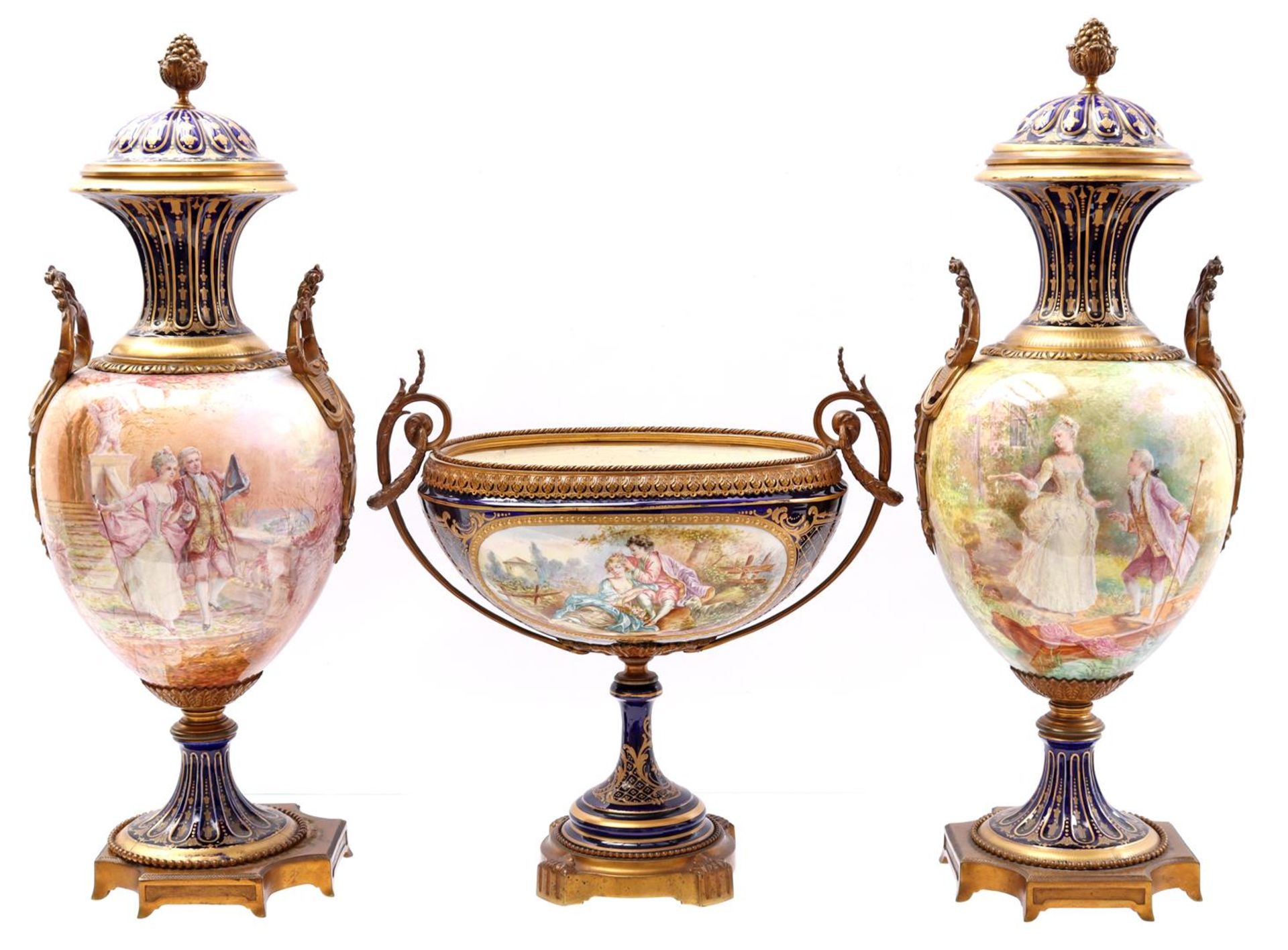Classic porcelain vases