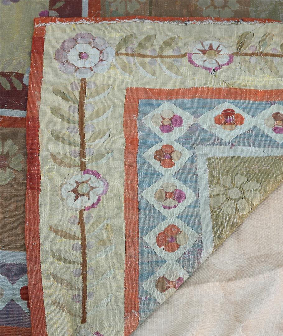 Antique woven tapestry - Image 3 of 10