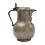 Pewter valve jug with sneb