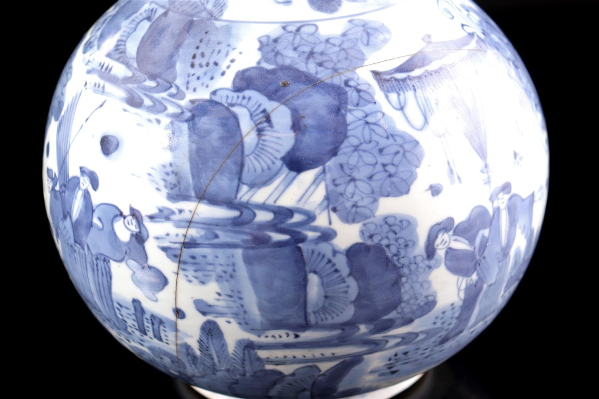 Porcelain baluster vase, Transition - Image 5 of 8