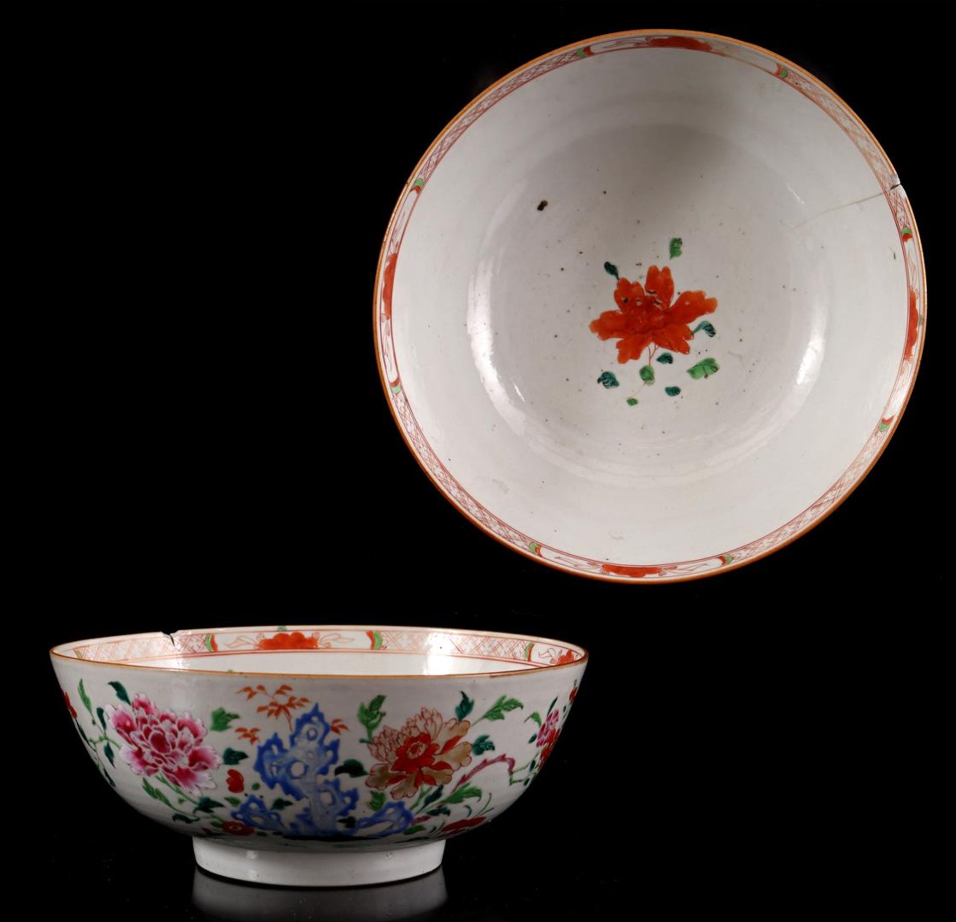 Porcelain Famille Rose bowl, Qianlong