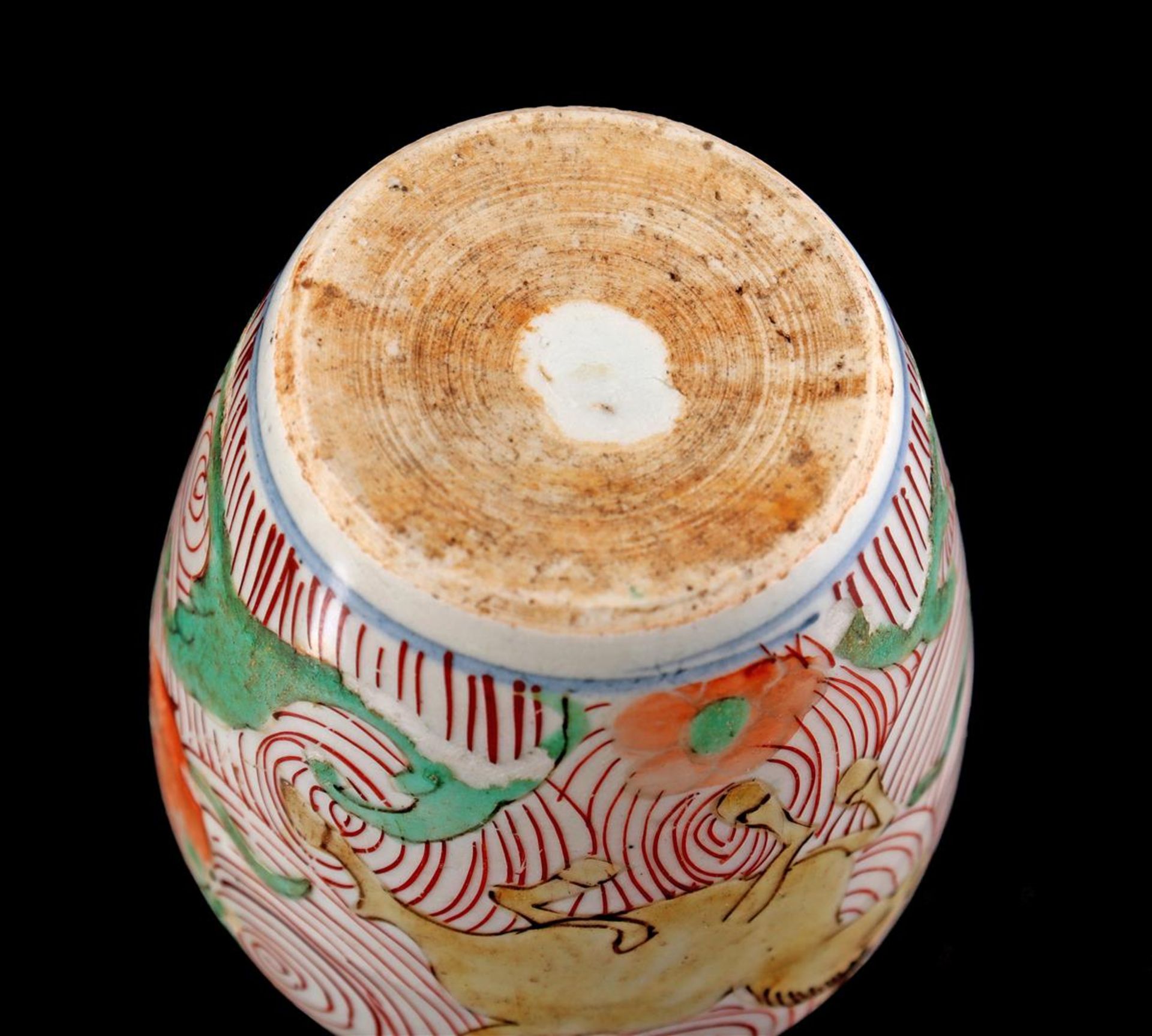 Porcelain Flying Horse vase, Transition - Image 4 of 4