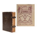 19th century Bible with various lithographs