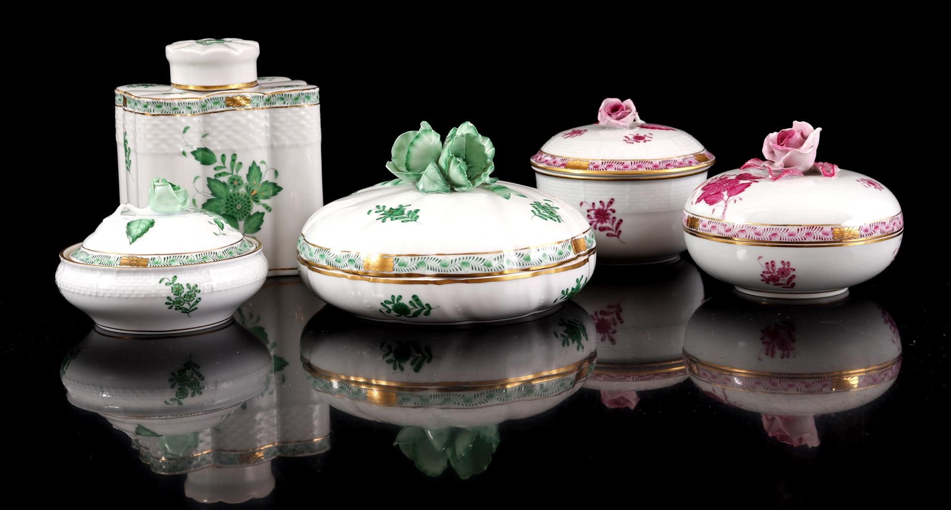 Various Herend porcelain