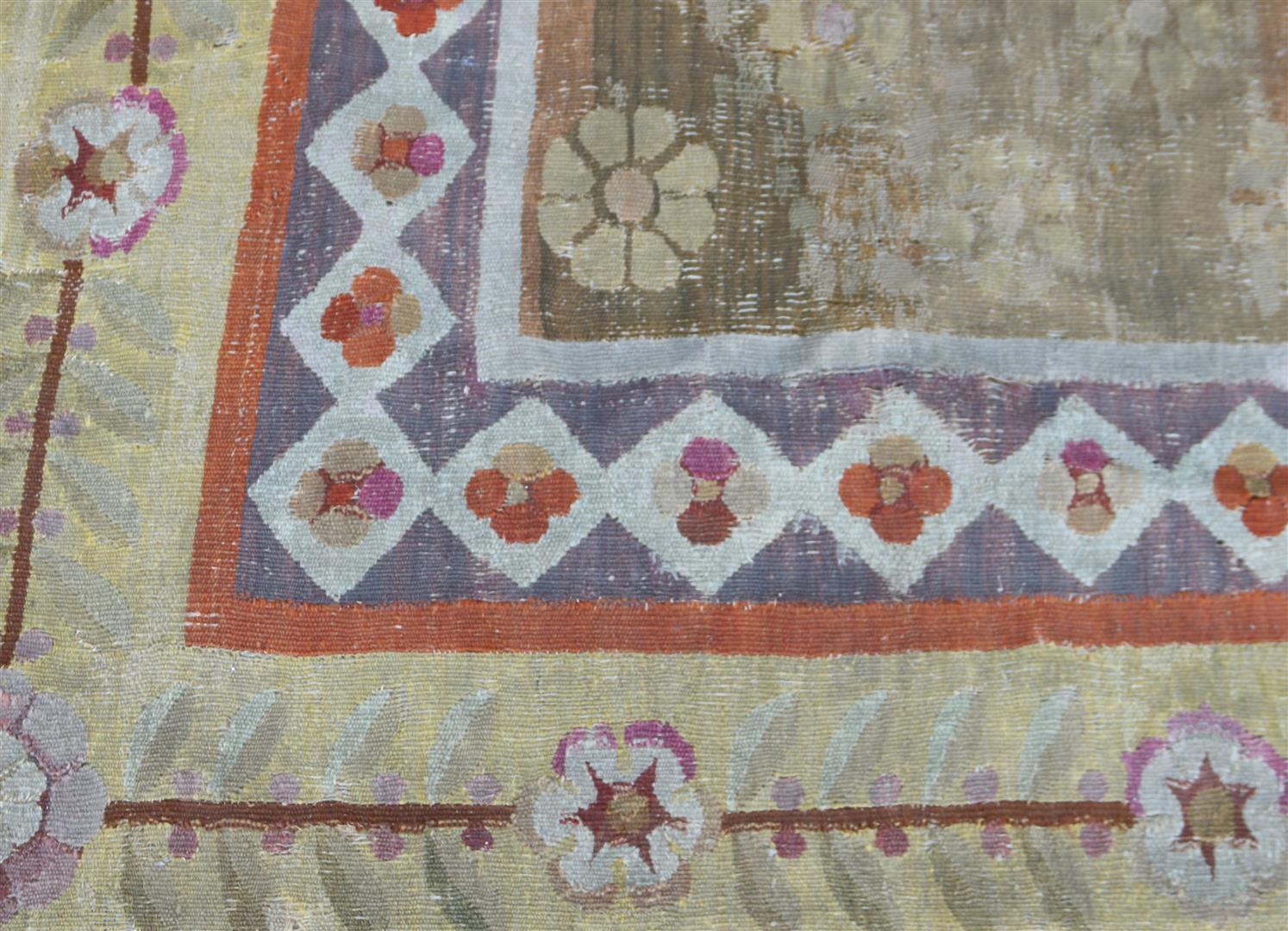 Antique woven tapestry - Image 2 of 10