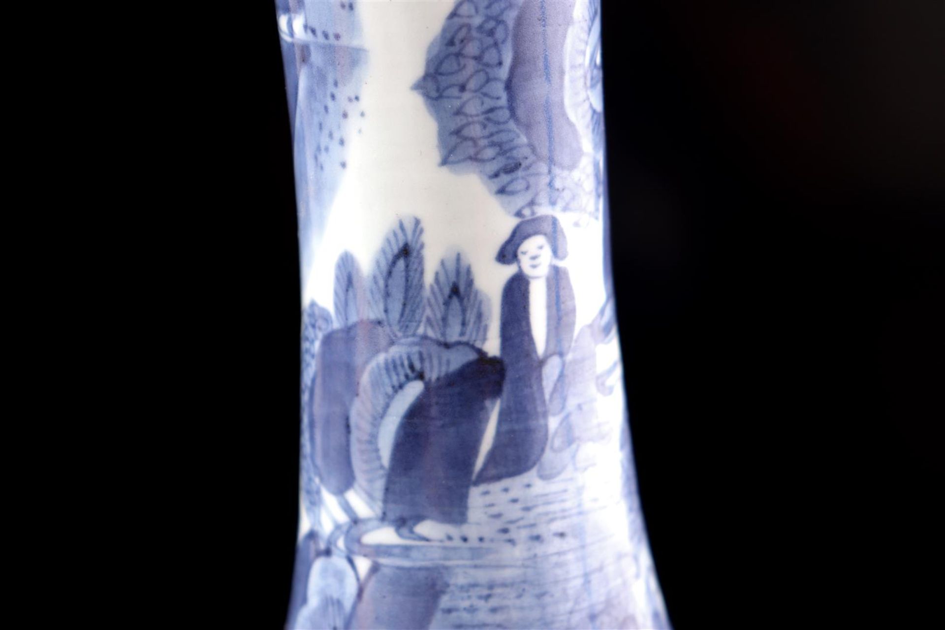 Porcelain baluster vase, Transition - Image 6 of 8