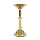 Brass pen candlestick