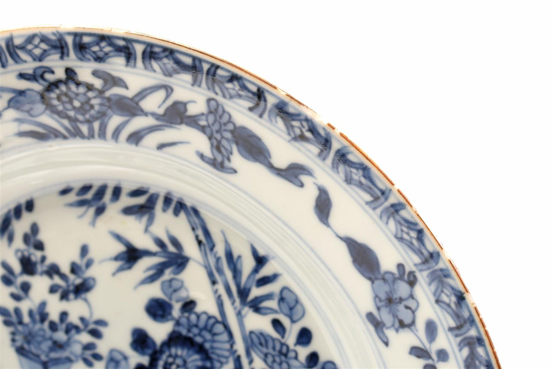 2 porcelain dishes, Kangxi - Bild 3 aus 4