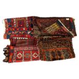 Lot with 4 different oriental textiles