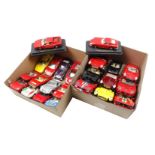 2 boxes scale model cars