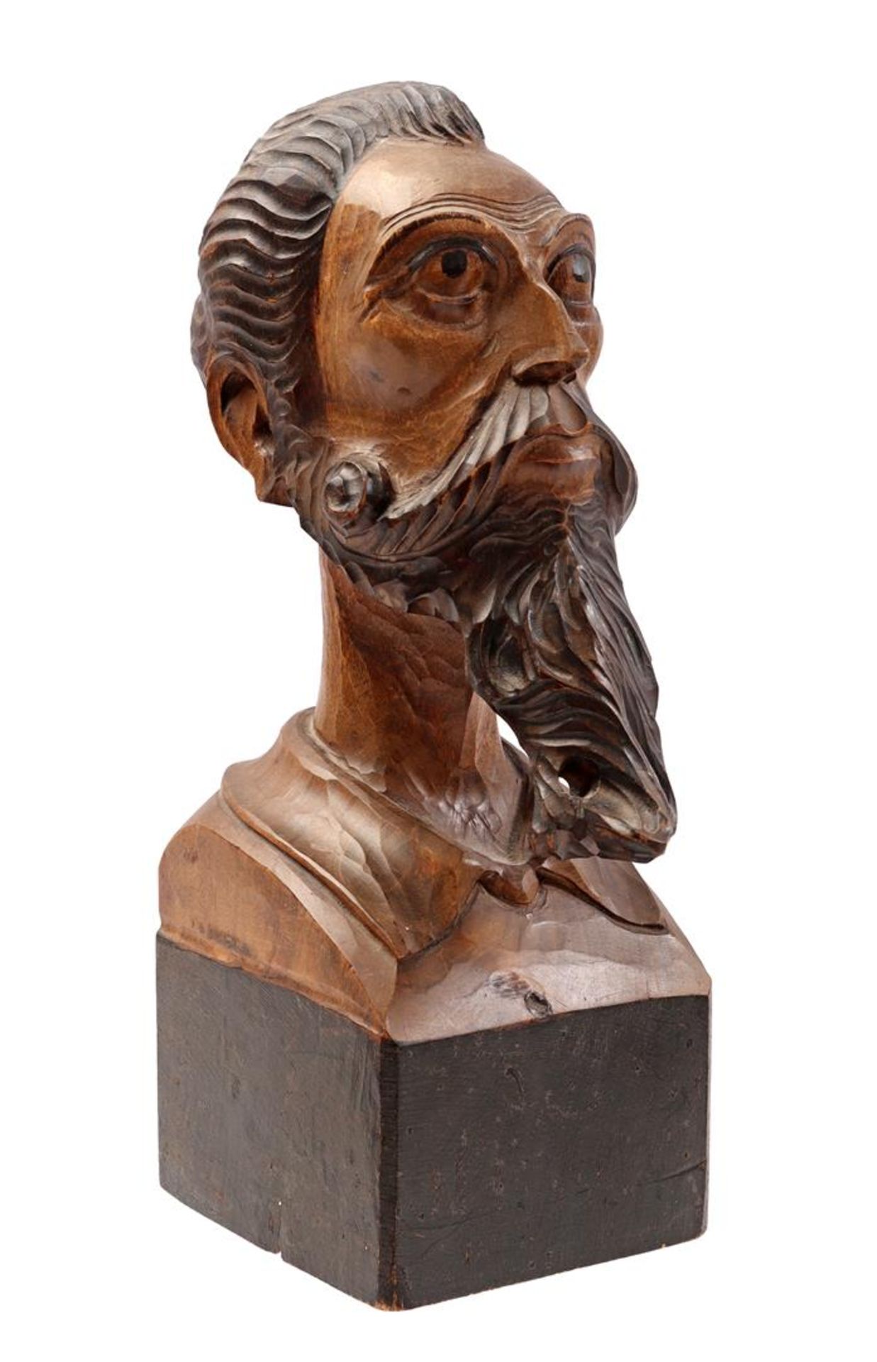 Wooden bust of Don Quichotte