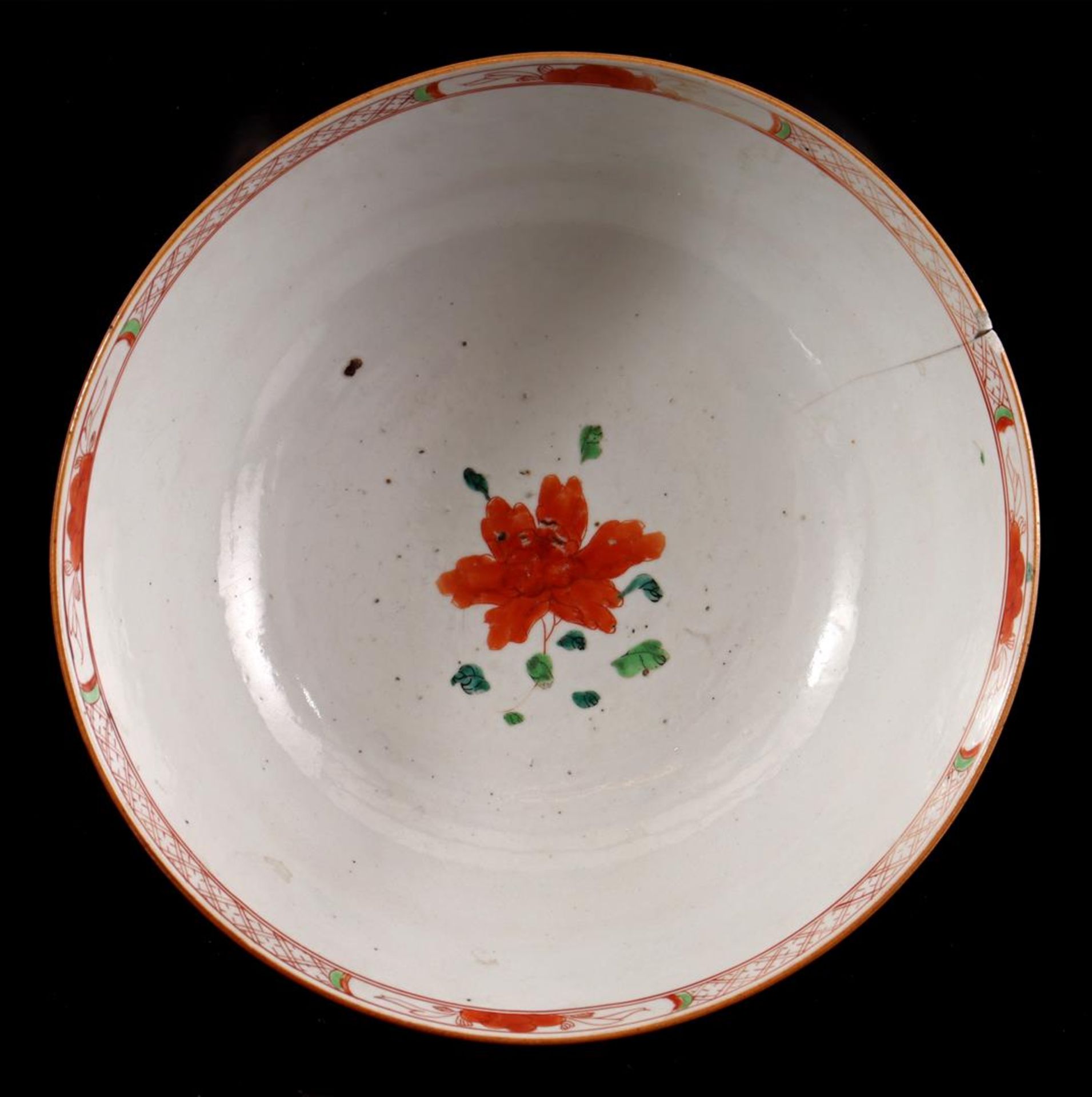 Porcelain Famille Rose bowl, Qianlong - Bild 3 aus 4