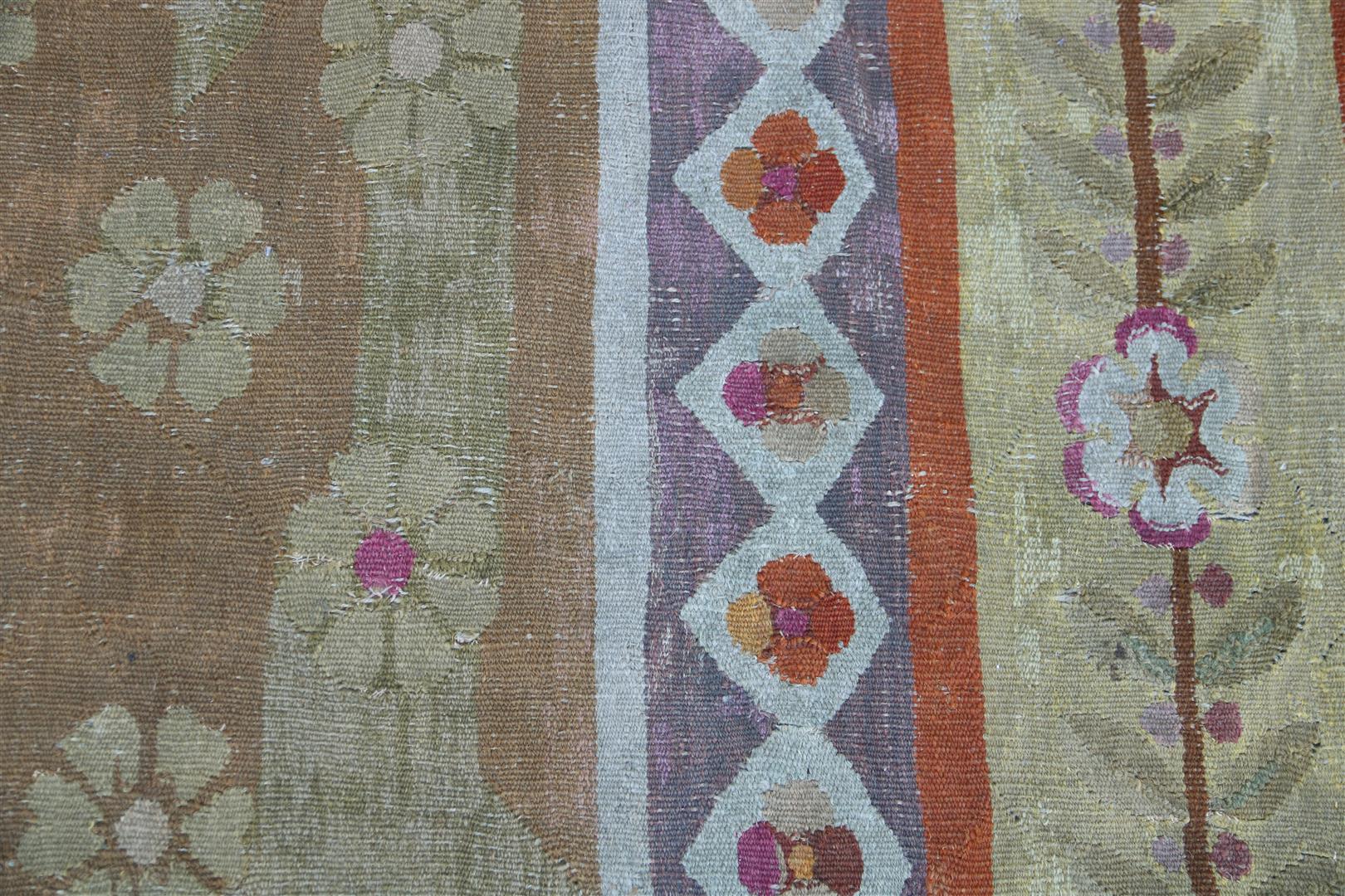 Antique woven tapestry - Image 10 of 10