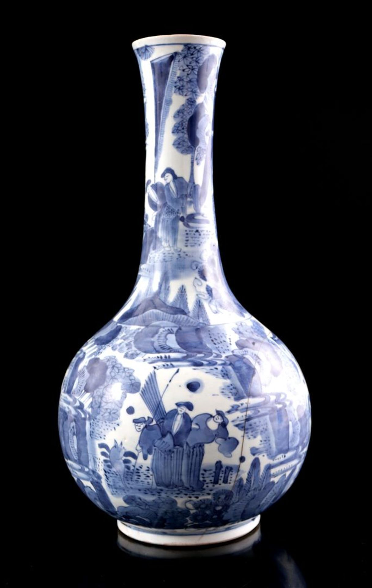 Porcelain baluster vase, Transition - Image 2 of 8