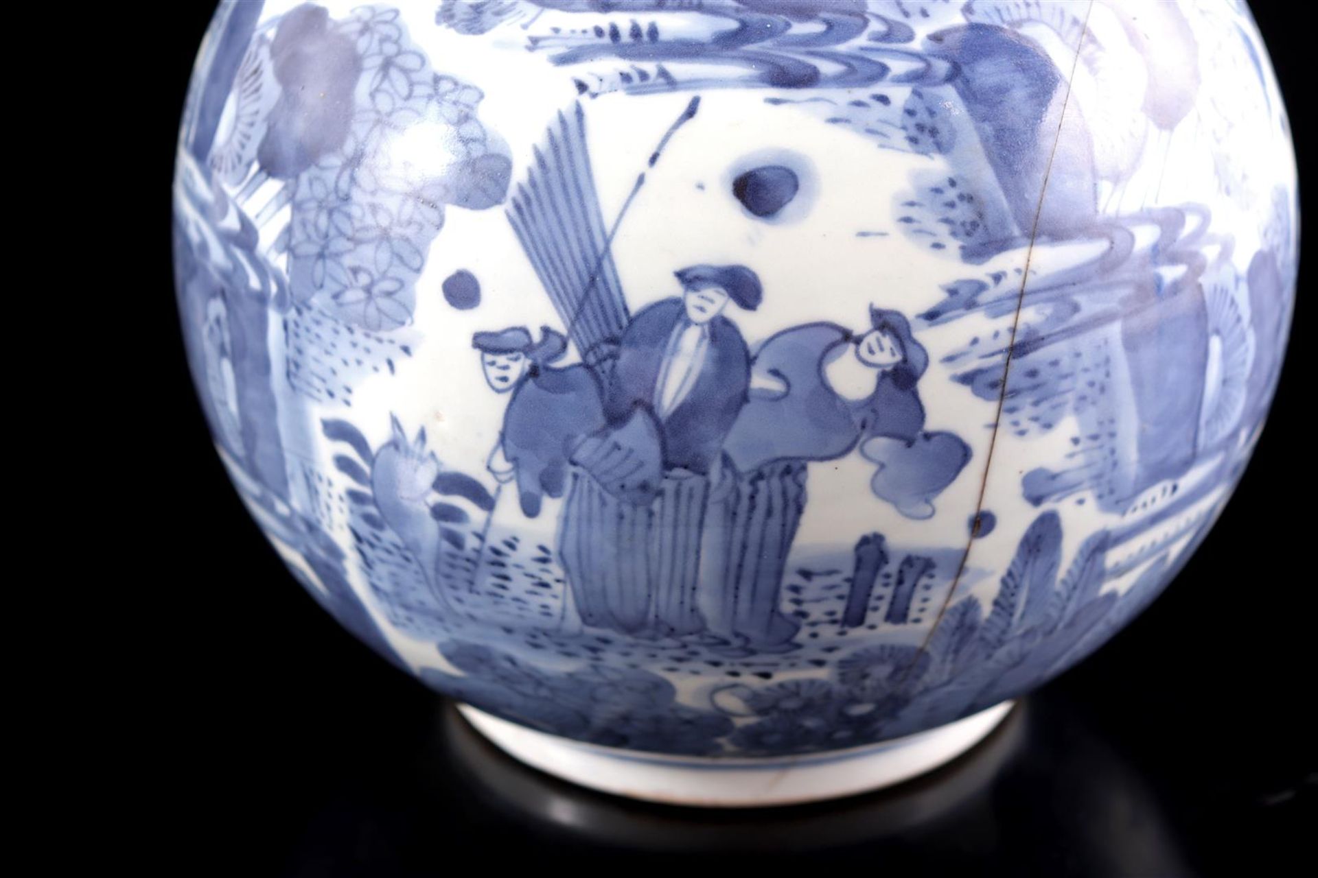 Porcelain baluster vase, Transition - Image 3 of 8