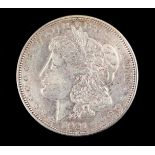 Silver American Morgan Dollar coin