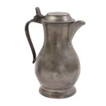 Pewter wine jug