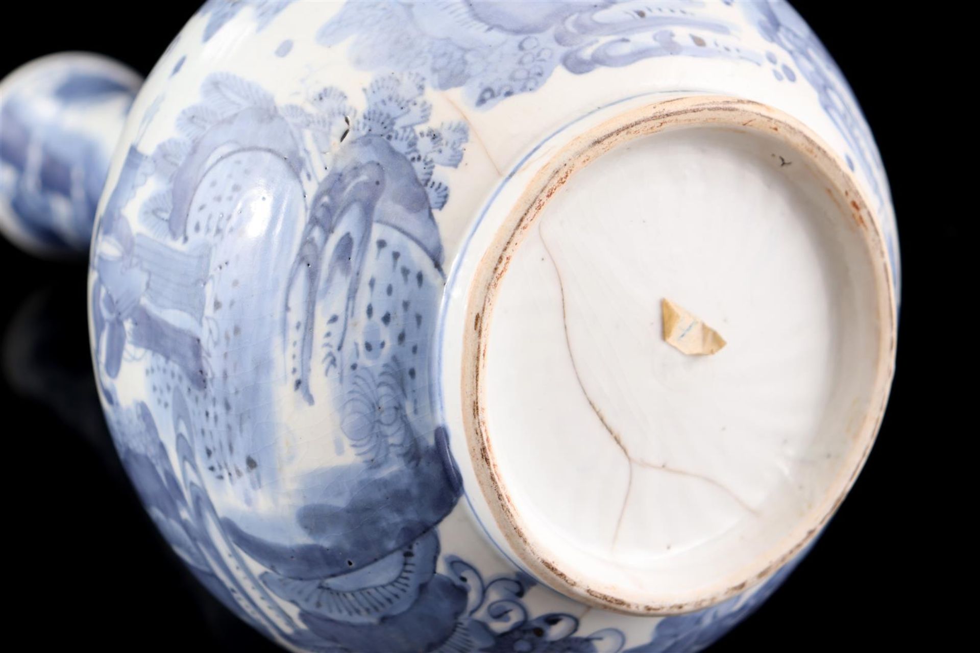 Porcelain baluster vase, Transition - Image 8 of 8