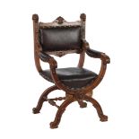 Oak Scrooge chair