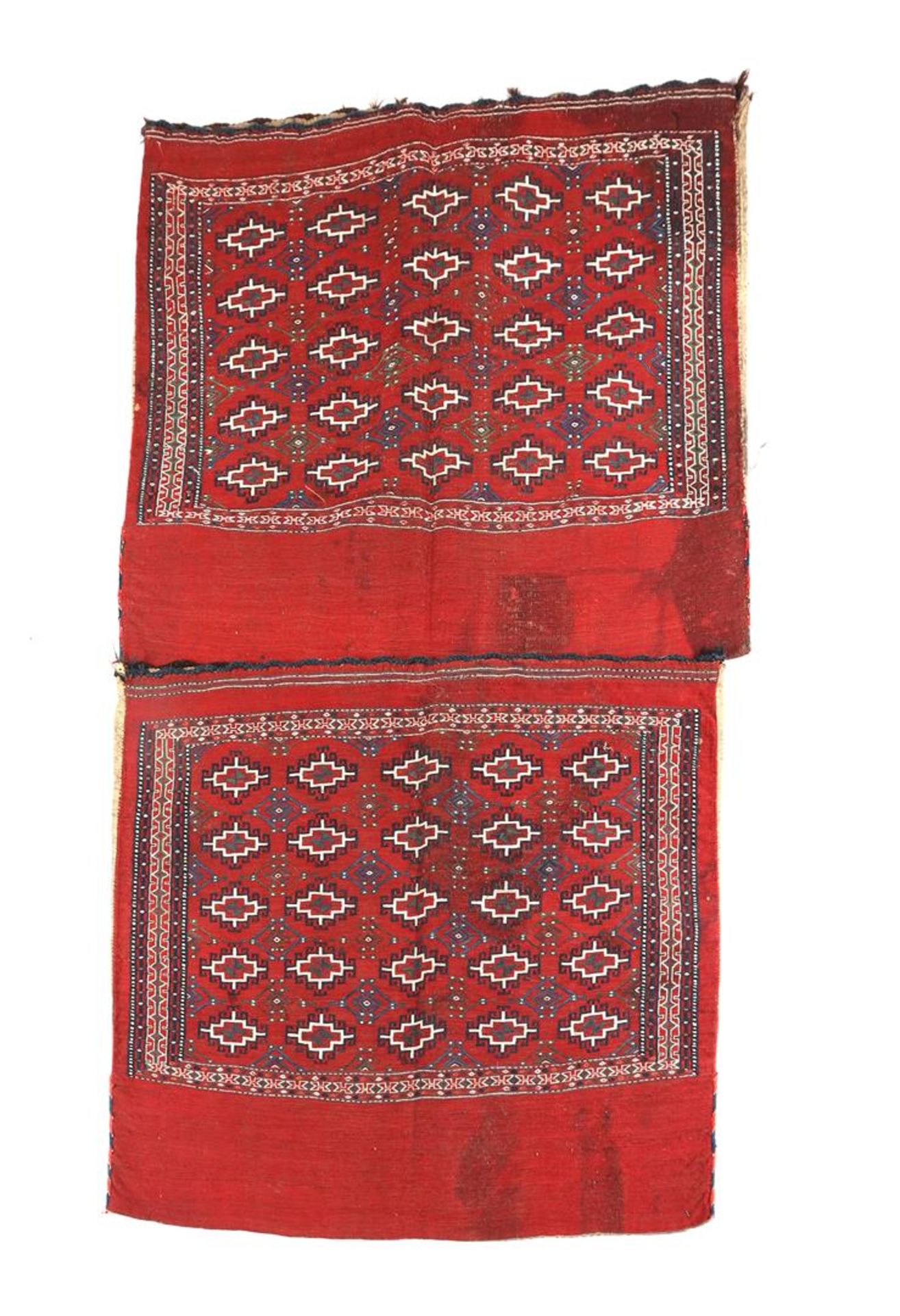 2 Persian cushions, Soumak
