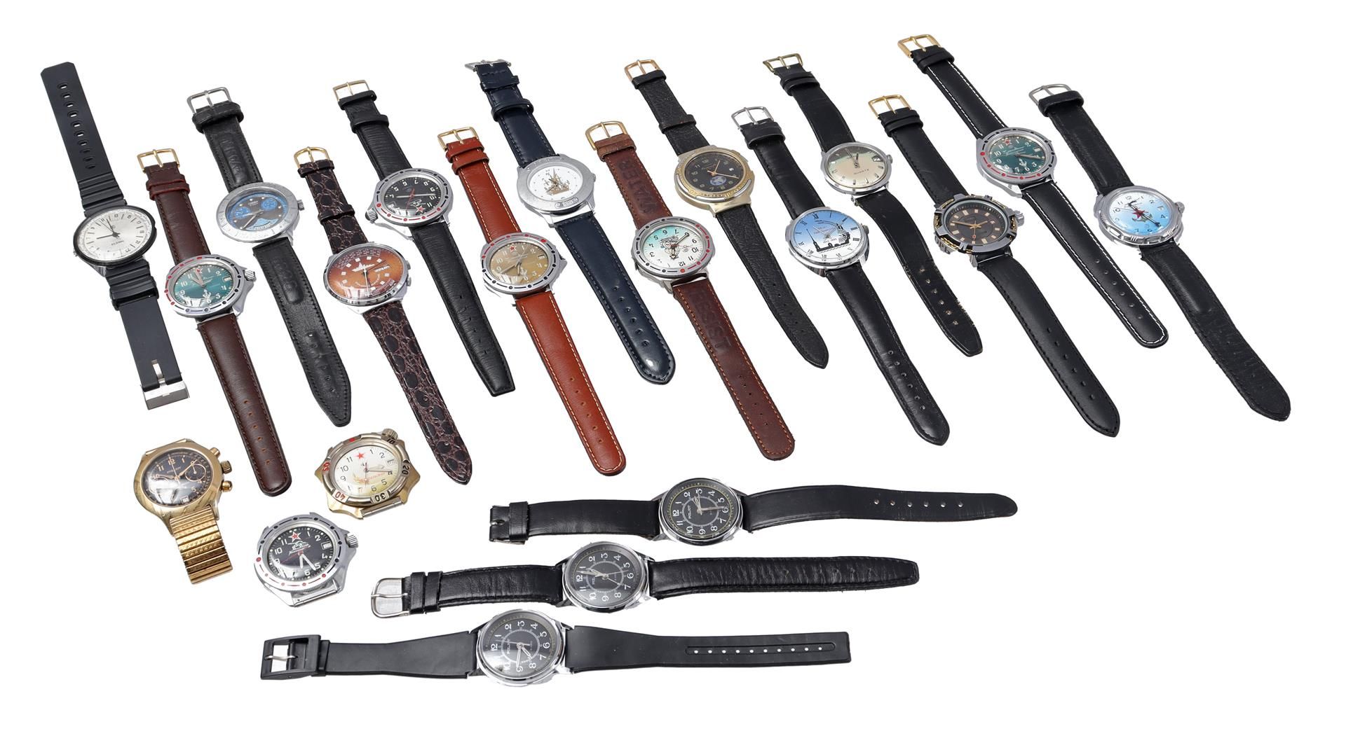 20 Russian wristwatches