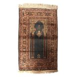 Oriental prayer rug, 140x87 cm