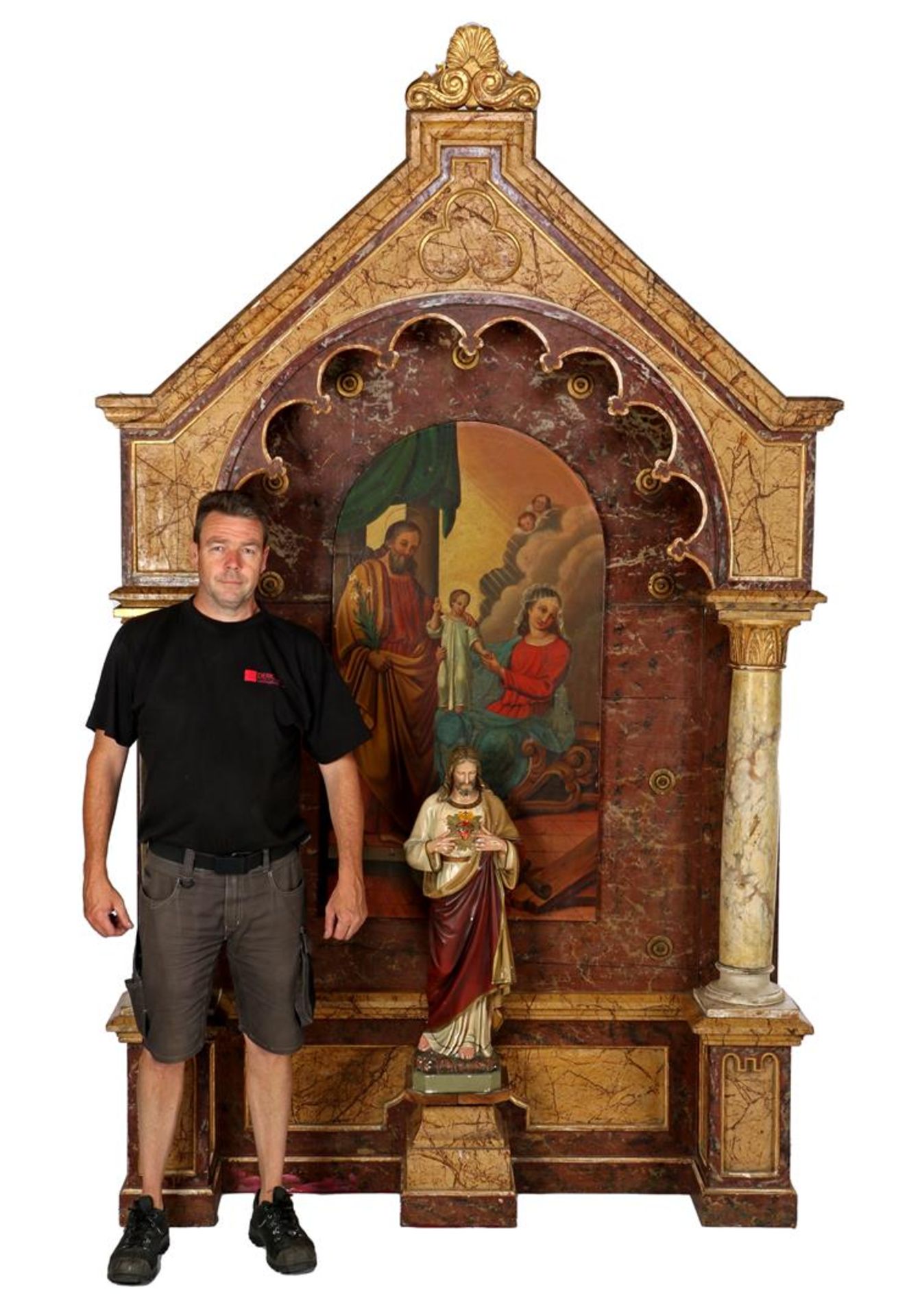 Altar and Sacred Heart statue - Bild 2 aus 5