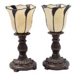2 Tiffany style table lamps