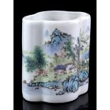Porcelain brush cup, 20th