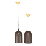 2 hanging lamps