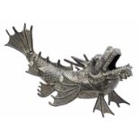 Bronze sculpture of a sea dragon