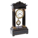 Column mantel clock