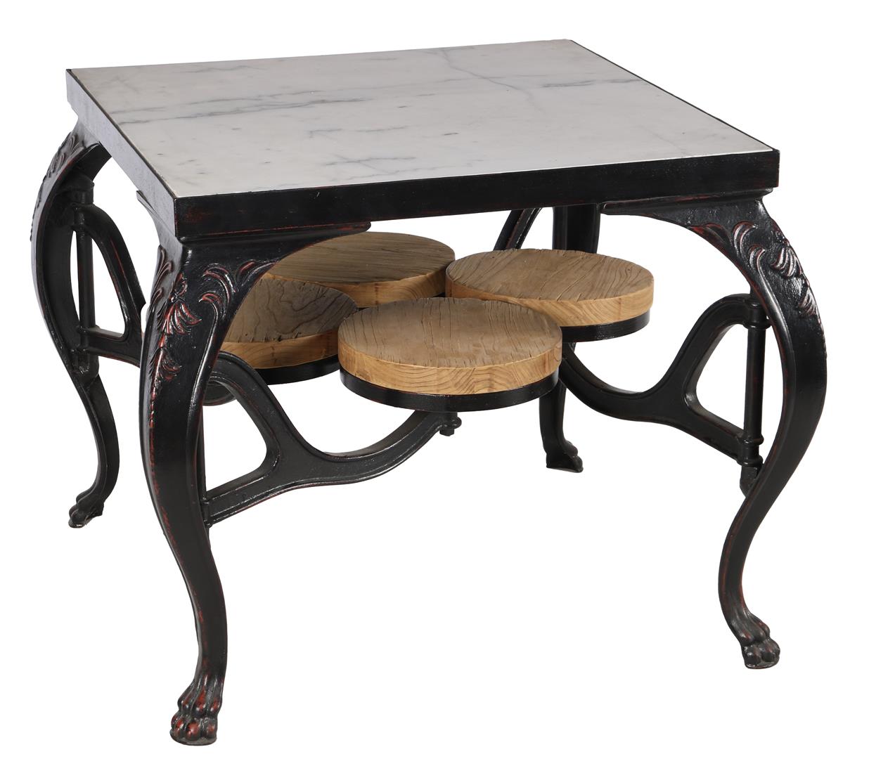 Cast iron table - Image 2 of 2