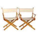 2 director's chairs