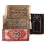 4 various oriental carpets