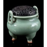 Celadon incense burner, 20th