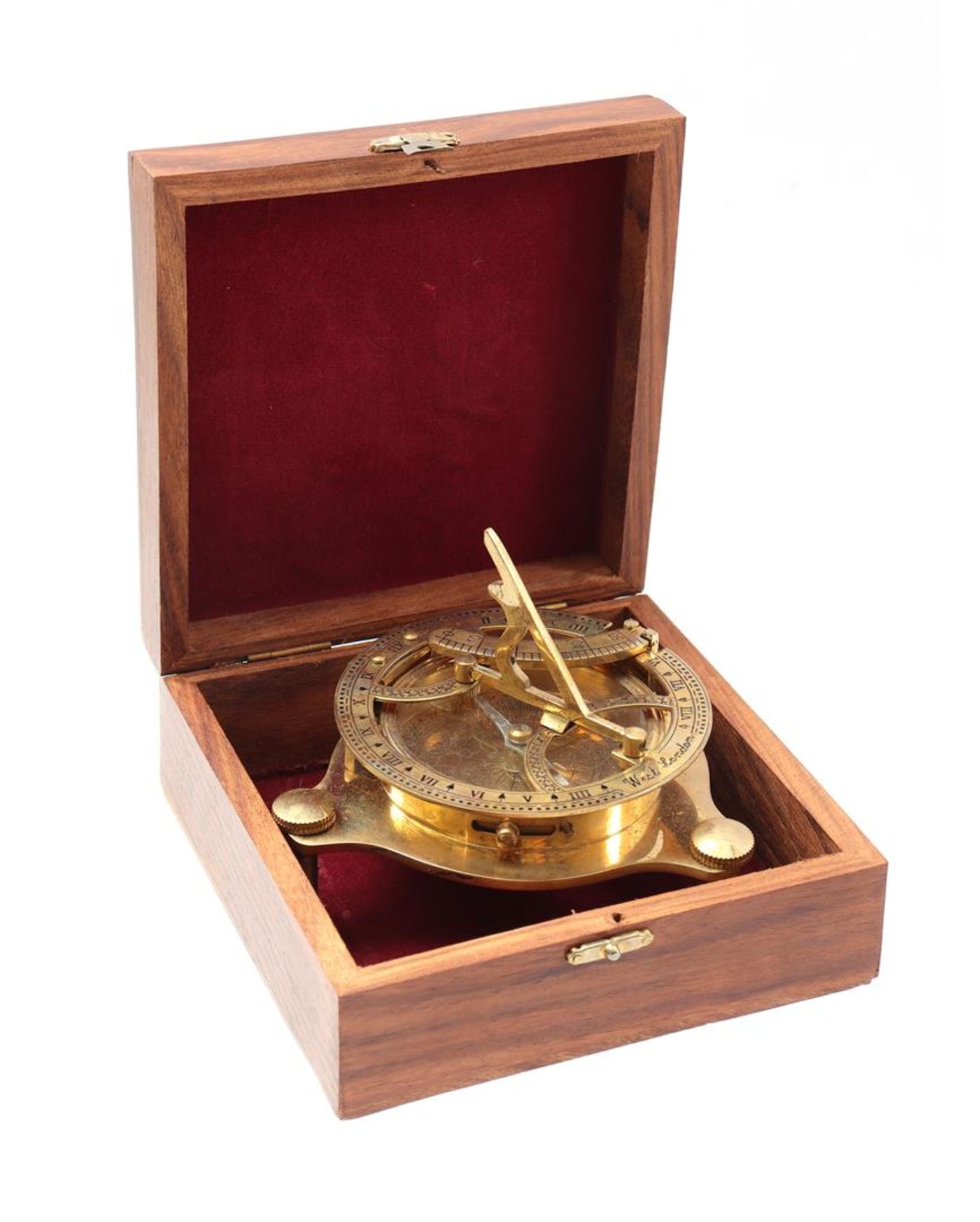 Brass sundial/compass