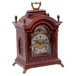 Warmink table clock in walnut case