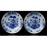 2 Dutch earthenware dishes