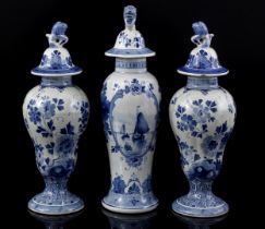 2 Porceleyne Fles Delft vases