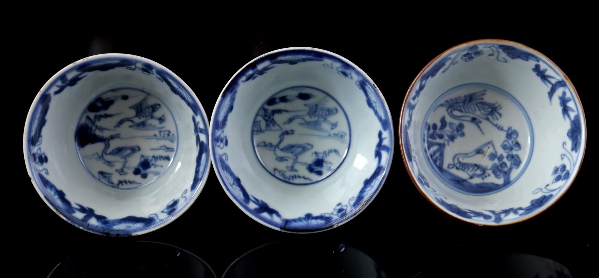 3 porcelain cups and saucers, Qianlong - Bild 5 aus 6