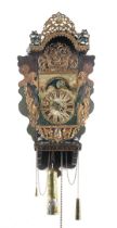 Frisian chair clock with moon phase and day indication