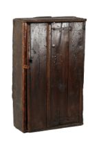 Oak 1-door farmhouse cupboard, Netherlands 18th century