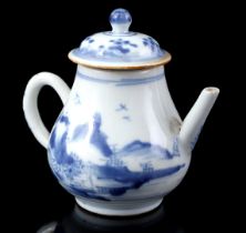 Porcelain teapot Willow decor, Qianlong