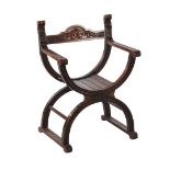 Oak covered Dagobert chair